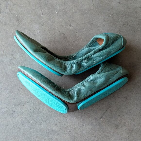 Tieks Pacific Green Ballet Flat size 8 - Picture 10 of 12